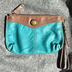 Axcess Leather Wristlet
